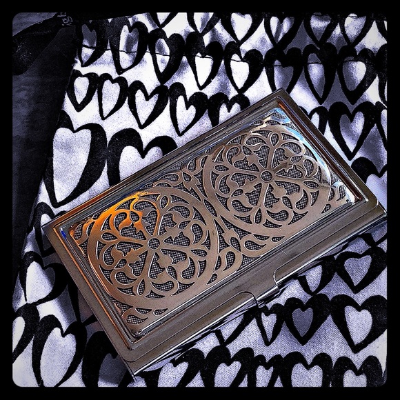 Mirrored Business Card Holder - Picture 3 of 6